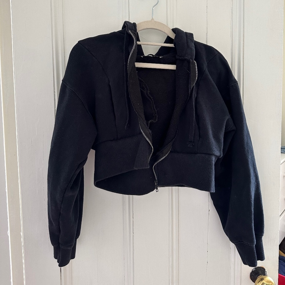 Zara Cropped Hoodie